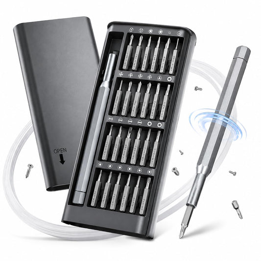 24 In 1 Screwdriver Bit Set Magnetic Disassembly Tool Durable Compact And Versatile Repair Kit For Daily Use