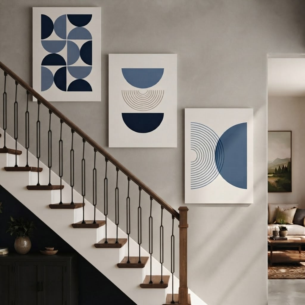 Set of 3 Premium Wall Art Photo Tiles – Modern Home Decor Sets 8x11