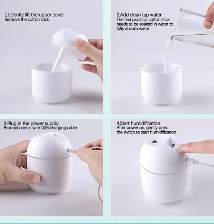 Air Humidifier USB Small Mini Portable Cool Mist Diffuser