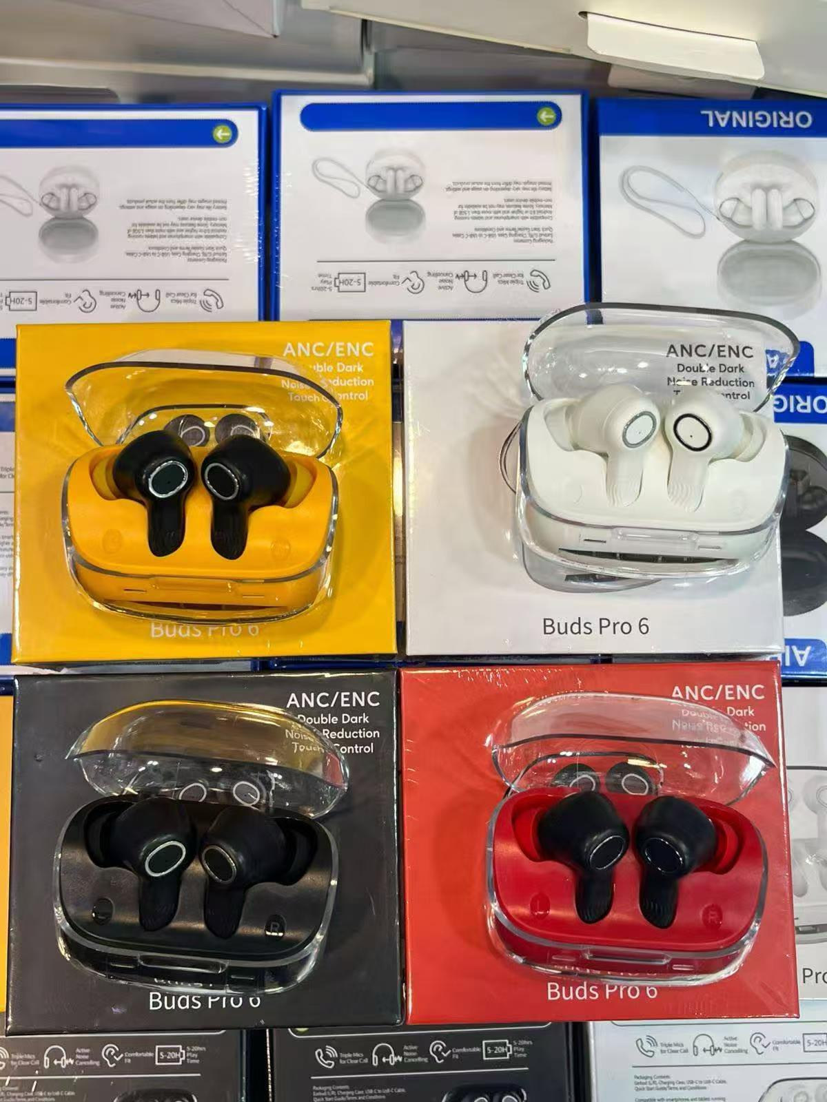 Buds Pro 6 Wireless Earbuds - ANC/ENC | Random Color