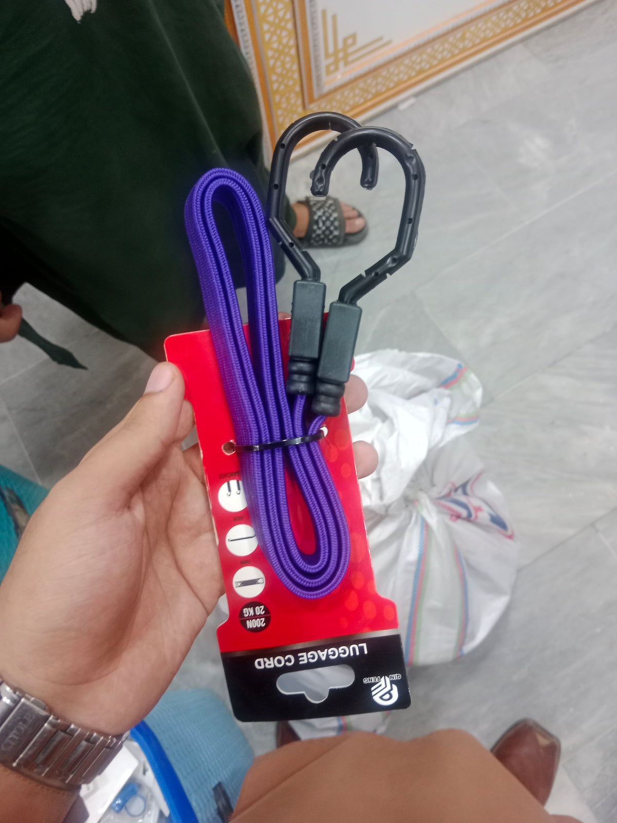Power Plus Luggage Cord - Heavy Duty Bungee Hook