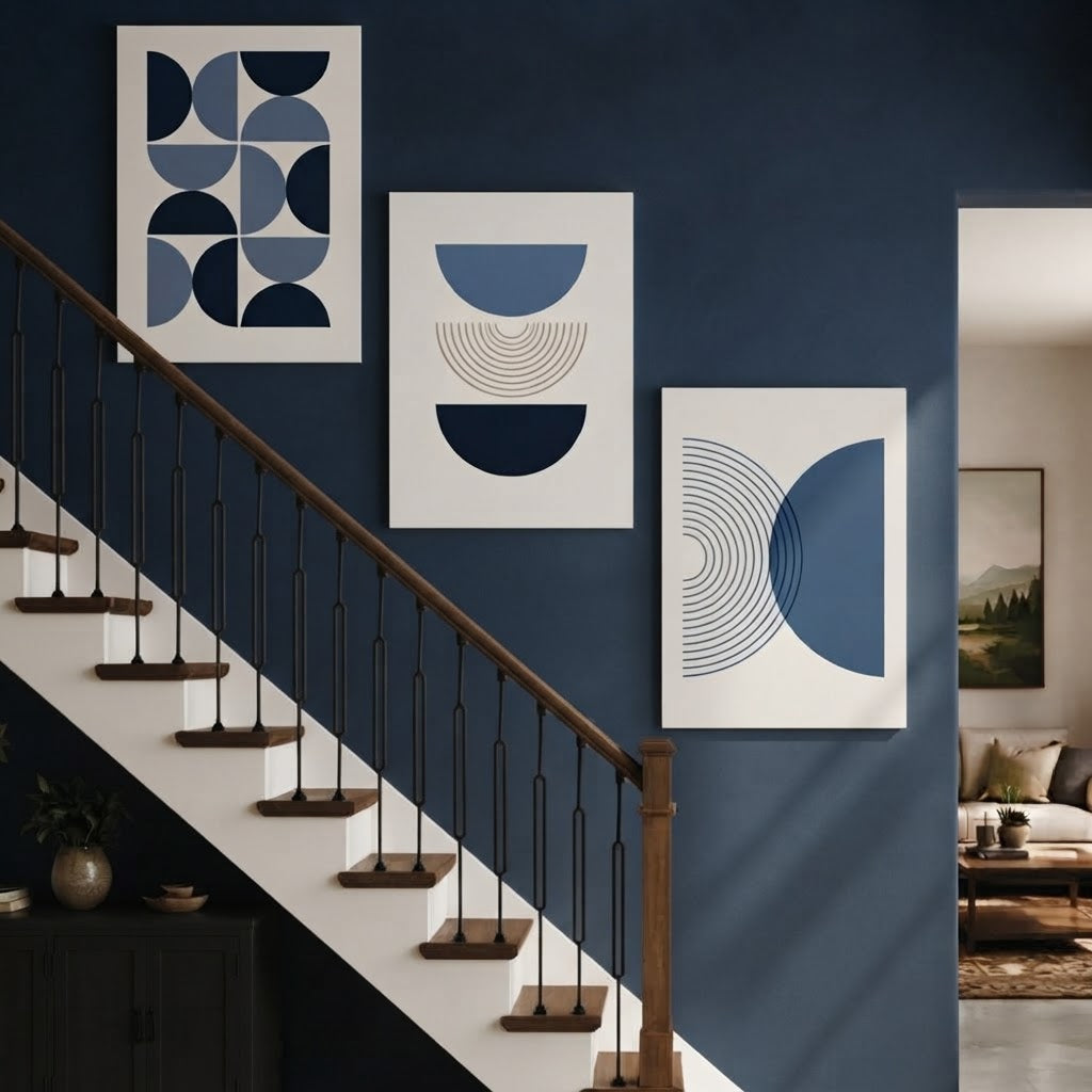 Set of 3 Premium Wall Art Photo Tiles – Modern Home Decor Sets 8x11