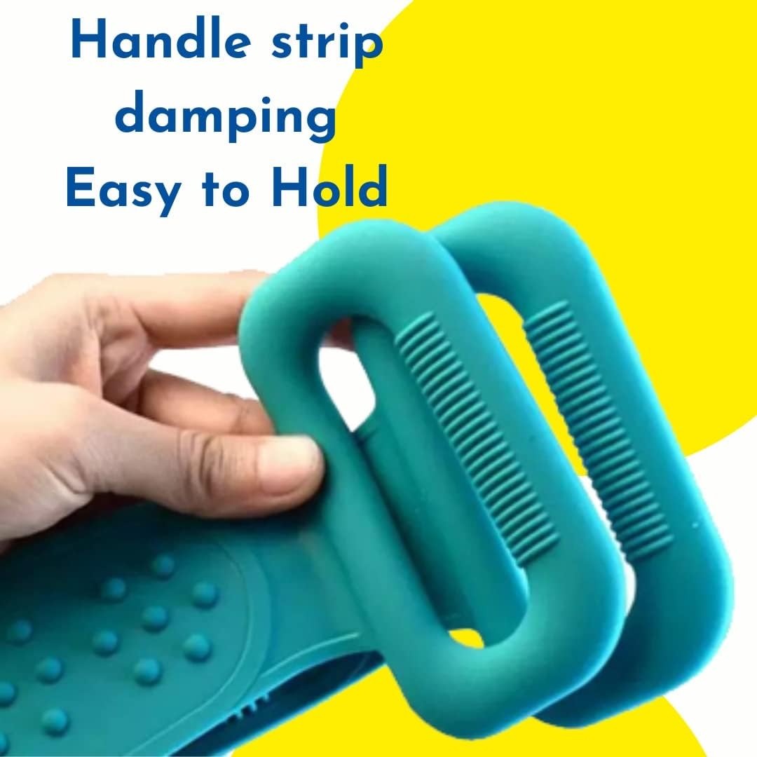 Silicone Back Scrubber Bath Belts - Bath Accessory Designed For Body Exfoliation And Daily Hygiene Routine (Random Color)